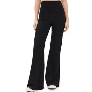 Leset Rio stretch ponte flared pants leggings black